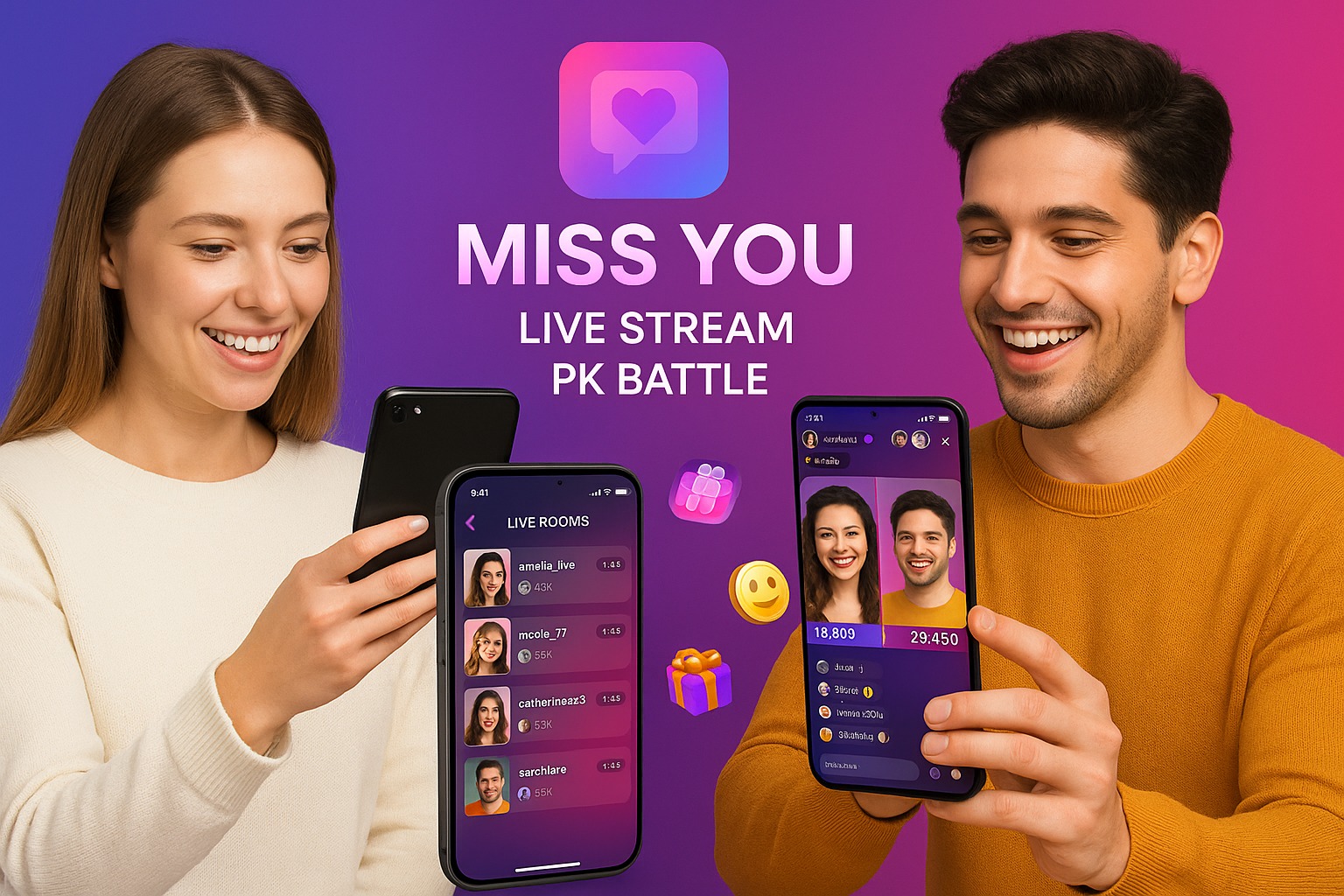 Miss You Live Streaming App
